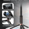 Kinwald Selfie Stick Tripod for iPhone & Android, Portable Phone Tripod Stand with Bluetooth Remote, One-Click Open, Compact & Lightweight, All-in-1 for Vlog/Travel/Photography (Black) : Cell Phones & Accessories